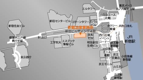 地下街からの地図